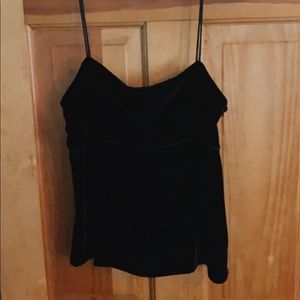Jcrew velvet tank top